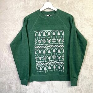 Stone‎ Brewing Sweater Adult XS Christmas Green Long Sleeve Pullover Crewneck